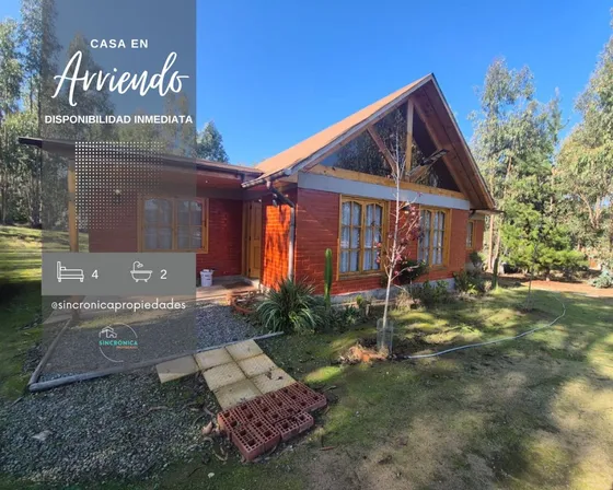 Se Arrienda Gran Parcela Con Amplia Casa En Algarrobo