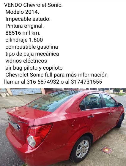 Chevrolet Sail 1.4 Ls