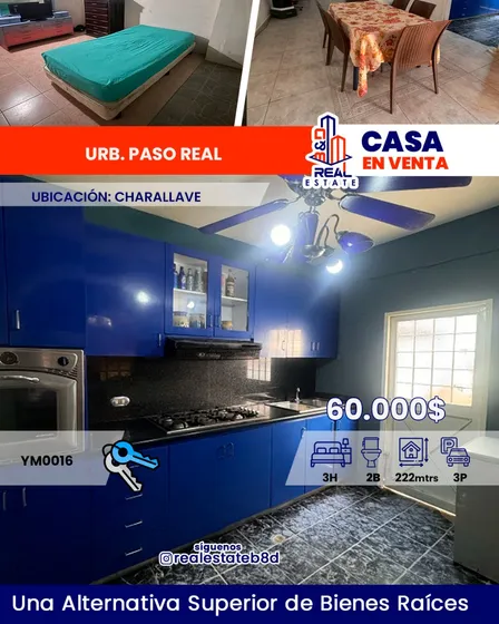Casa En Venta Urb. Paso Real - Charallave