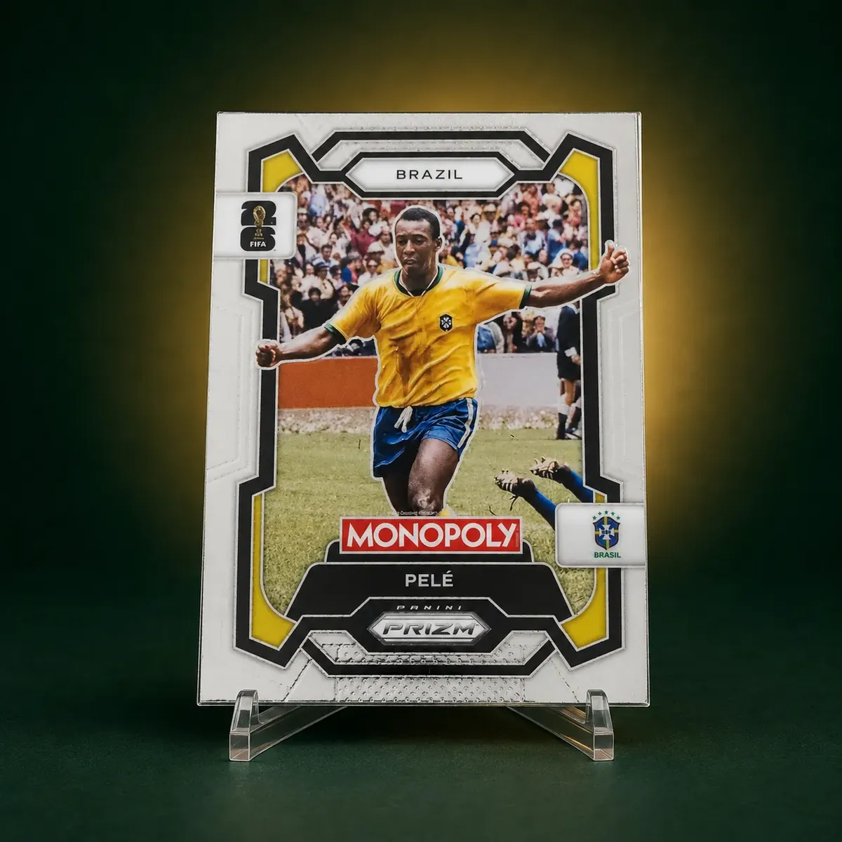 Card Pelé #16 Panini Prizm Monopoly Copa 2026