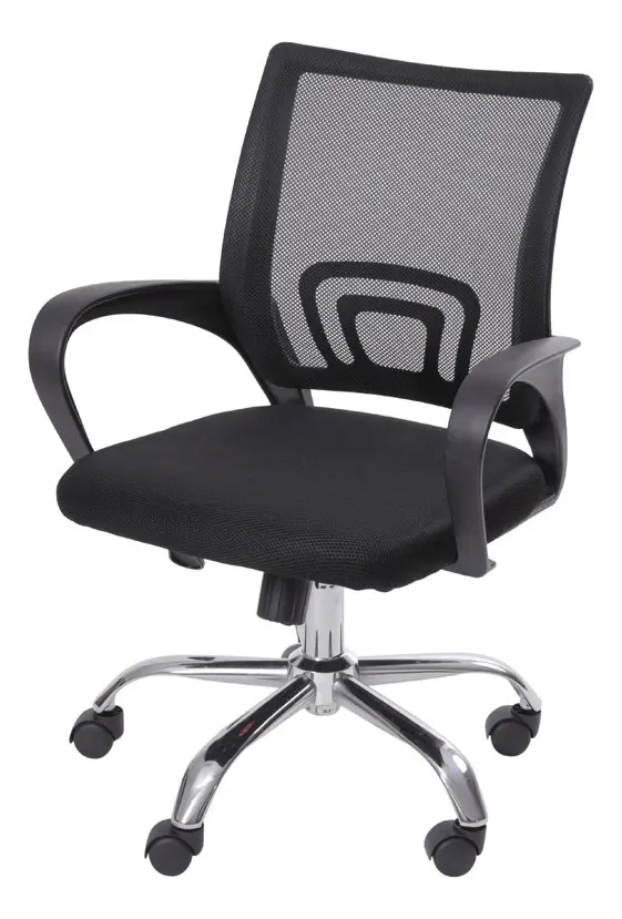 Cadeira De Escritório Giratória Or Design 3310 Preta Ergonomica