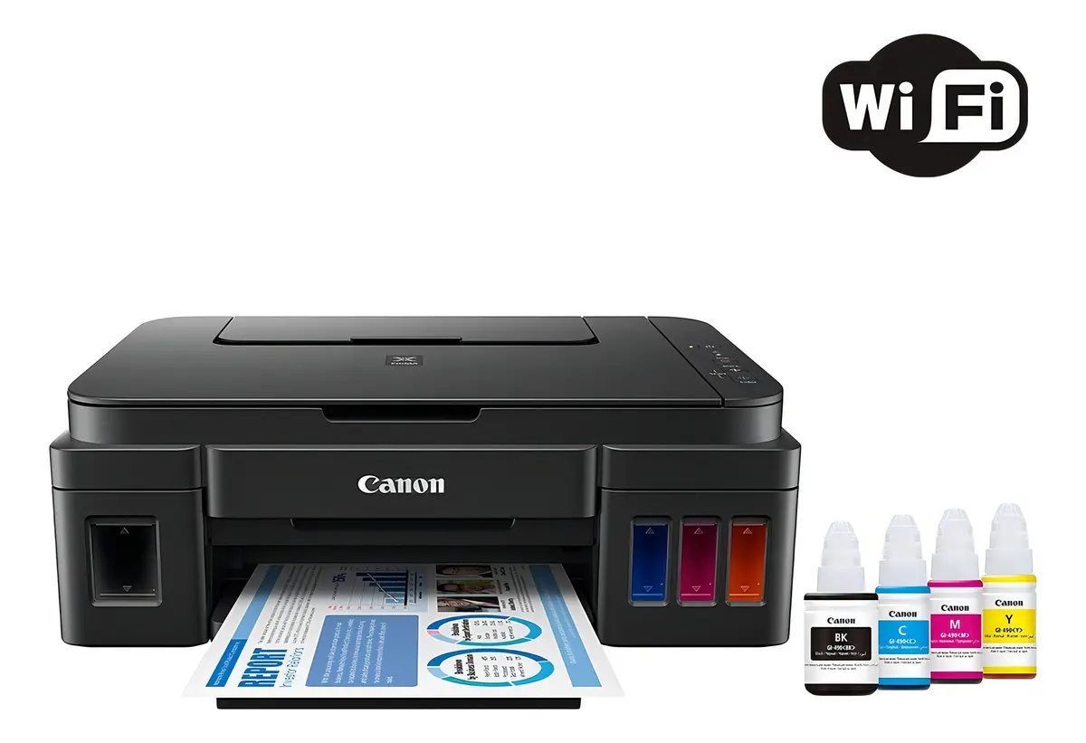 Impressora Multifuncional Cor Canon Pixma G3110 Preto 127/220v