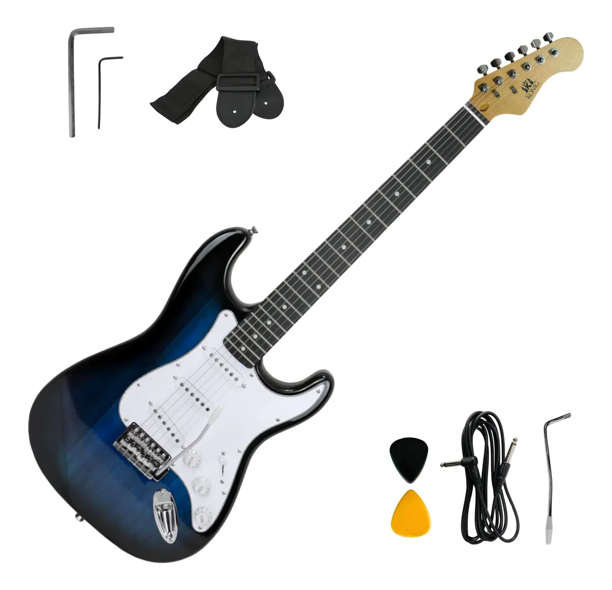 Guitarra Elétrica Konig St Stratocaster Brilhante 6c