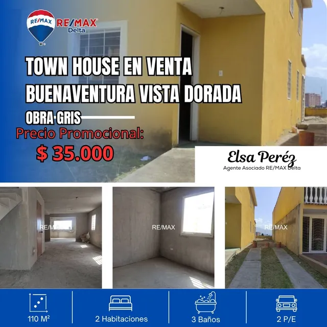 Venta De Town House Conjunto Residencial Buenaventura Vista Dorada.