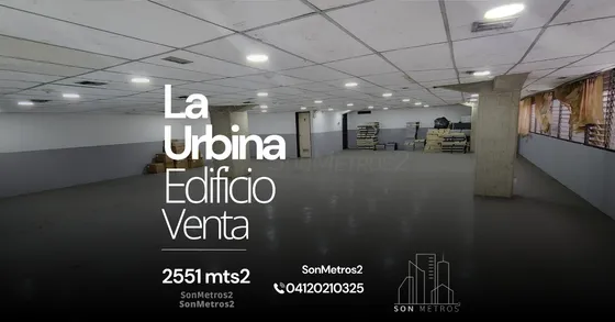Edificio Venta La Urbina Con Financiamiento 2551 Mts2 Sonmetros2