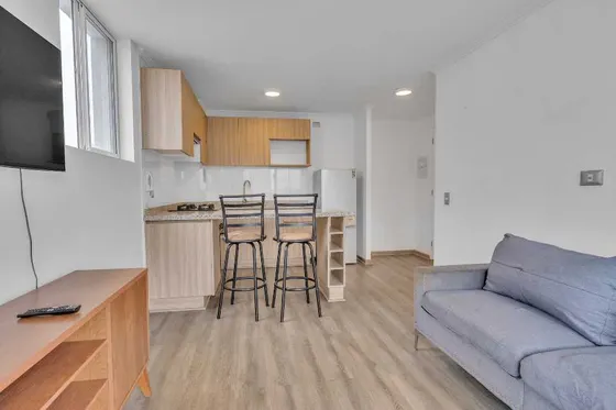 Departamento En Arriendo 50m2 2d/1b/est (101319)