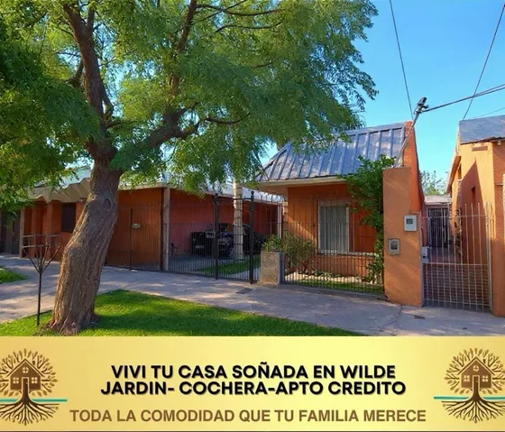 Casa En  Wilde 3 Ambientes Con Jardín, Cochera, Parrilla !