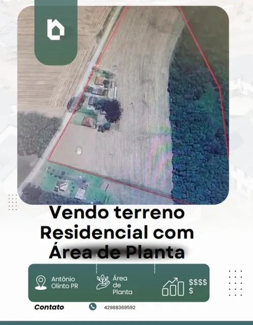 Vendo Sítio, Com Área De Planta Em Antônio Olinto Pr 