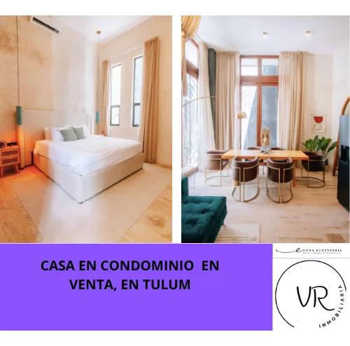 Casa En Condominio En Venta En Amán, Región 15, Tulum