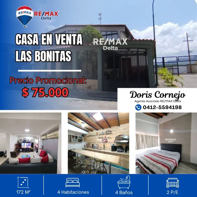 Venta De Casa Equipada De Ii Niveles, Urb. Castillejo, Conj. Resid. Las Bonitas, Guatire
