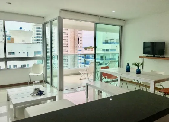 Venta /arriendo Apartamento Amoblado Castillogrande Cartagena De Indias