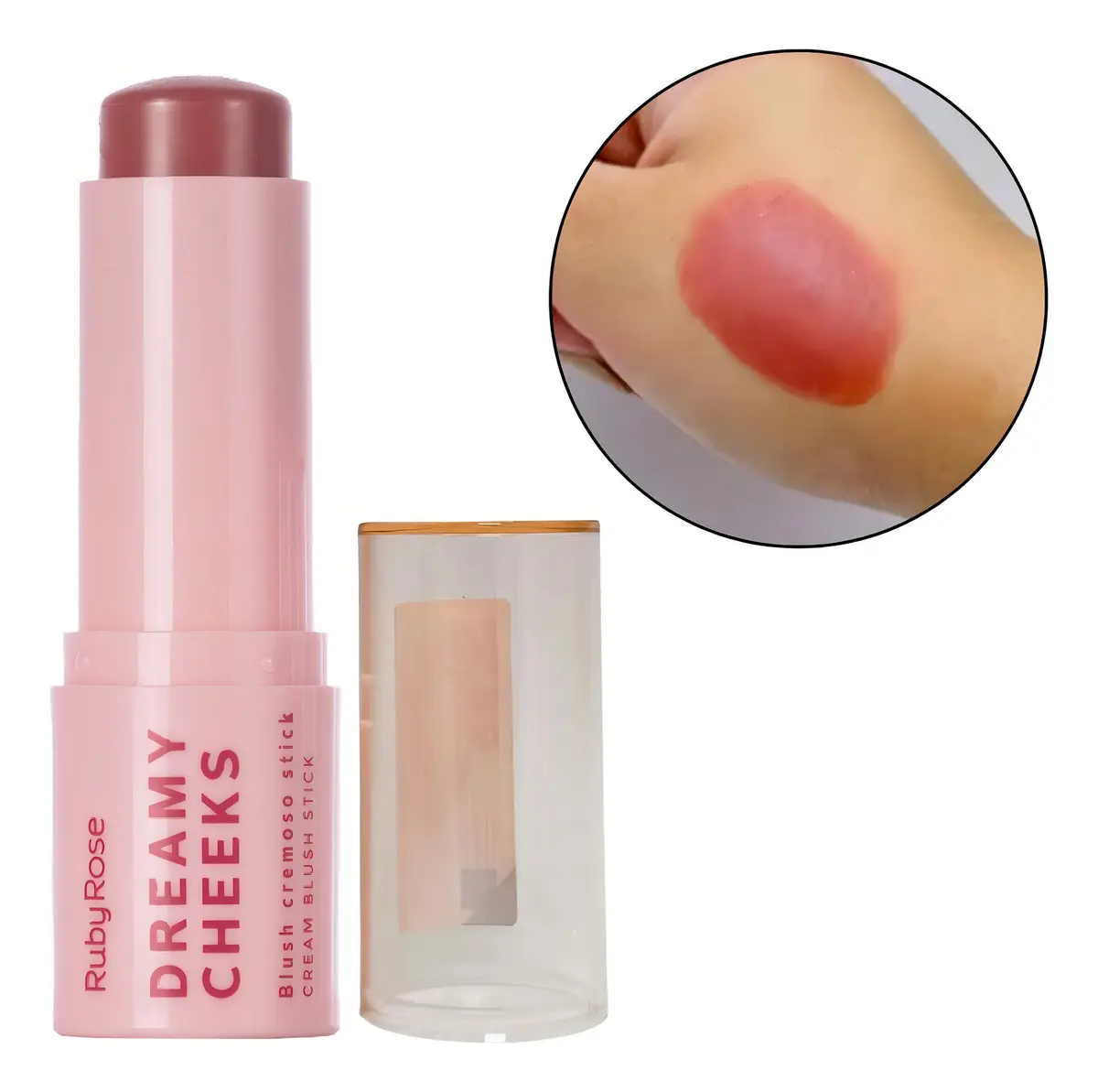 Blush Cremoso — Rare Beauty (e o dupe Sheglam)
