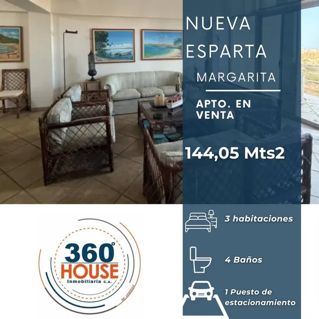 Venta De Apartamento En Res. La Vista, Margarita, Nueva Esparta Mf