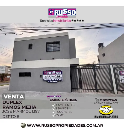 Venta Departamento 3 Ambientes Ramos Mejia