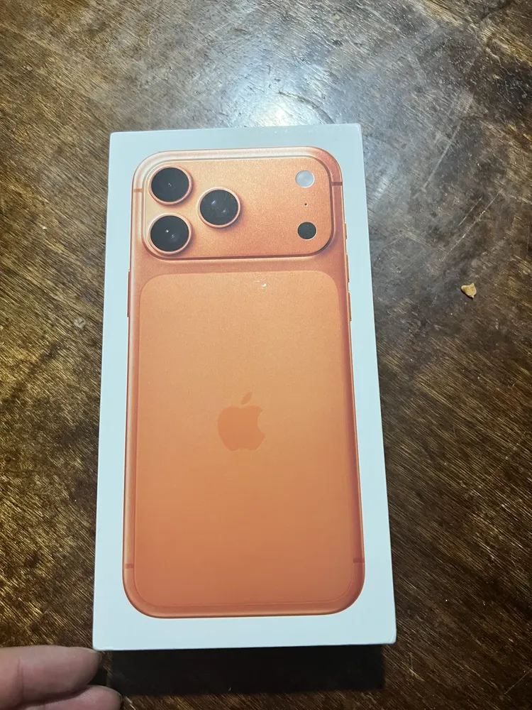 iPhone 17 Pro Max 256 GB - Laranja-cósmico - somente eSIM