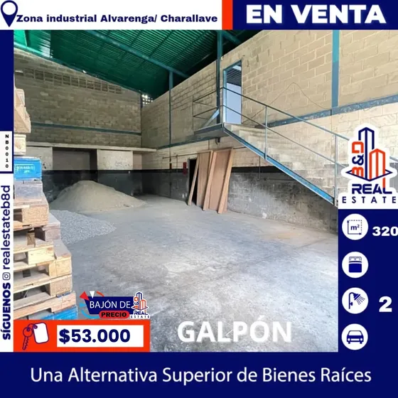 Galpón En Ventazona Industrial Alvarenga - Charallave 