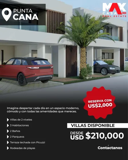 Proyecto Residencial De Villas Ub. En Punta Cana
