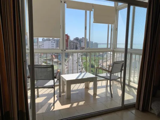 Alquiler Temporal  Departamento Mar Del Plata - Playa Varese. - Excelente Vista. Frente Al Mar.- Para 4 Personas - Cochera Incluída  - Pileta Y Solarium Al Mar.