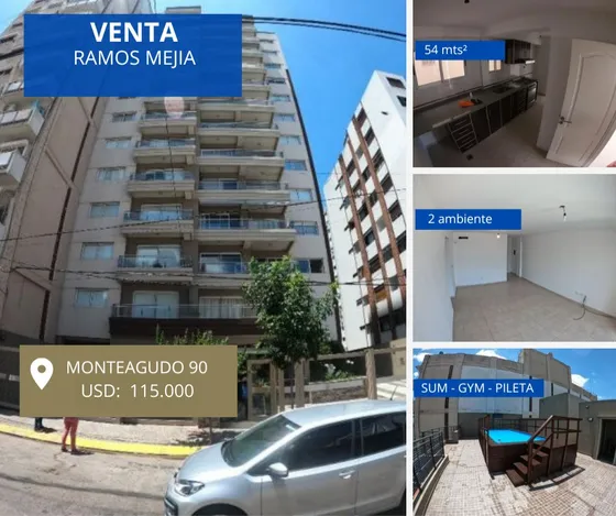 Departamento 2 Ambientes, Ramos Mejia 