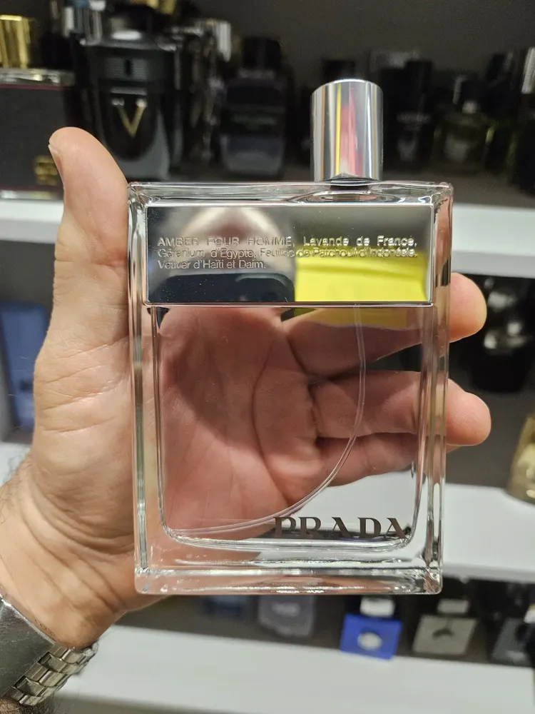 Perfume Prada Amber Pour Homme Edt 100ml Para Homens
