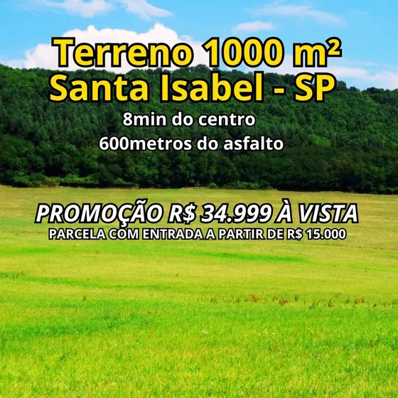 Terreno 1000m2 Próximo À Santa Isabel-sp