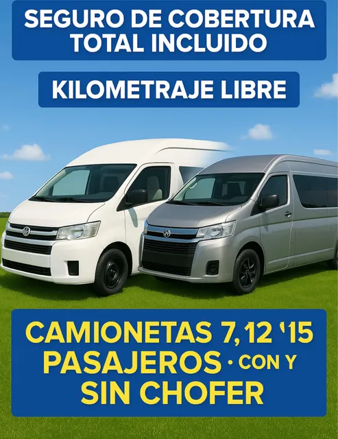 Renta De Camionetas Con Y Sin Chofer