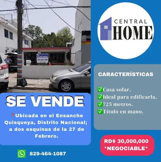 Se Vende Casa Solar