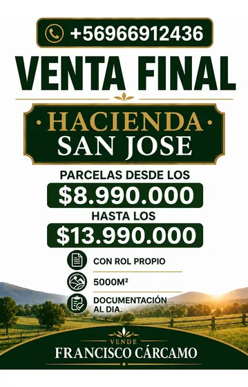 Parcelas De 5000m2 Proyecto A Orilla De Carretera