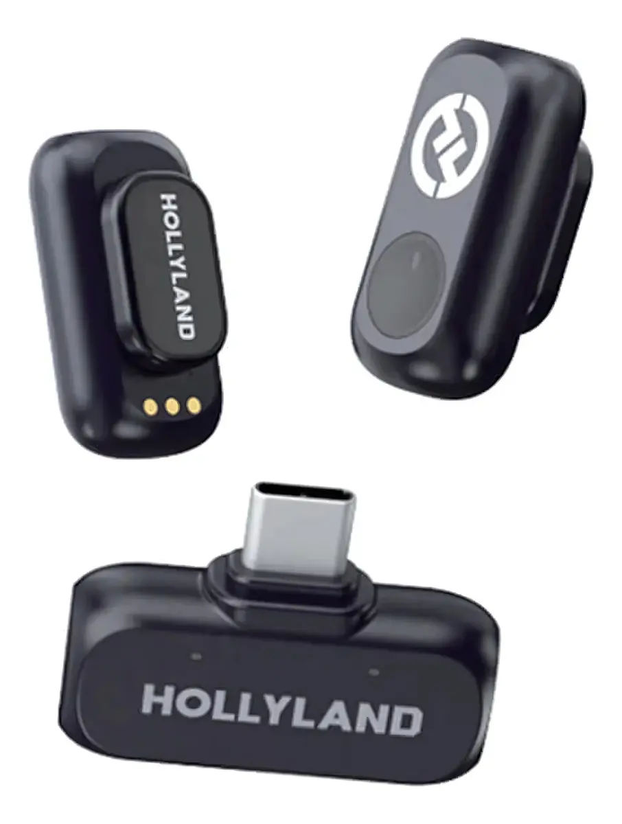 Microfone Lark A1 Hollyland Mini Usb-c Preto