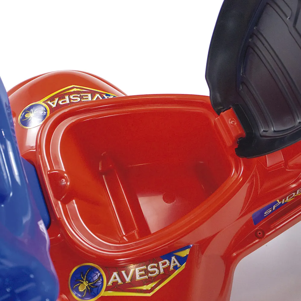 Triciclo Infantil Kids Avespa Carrinho De Passeio Com Empurrador Spider - Imagem 4