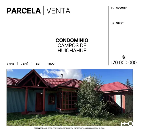 Parcela En Venta - Condominio Campos De Huichahue