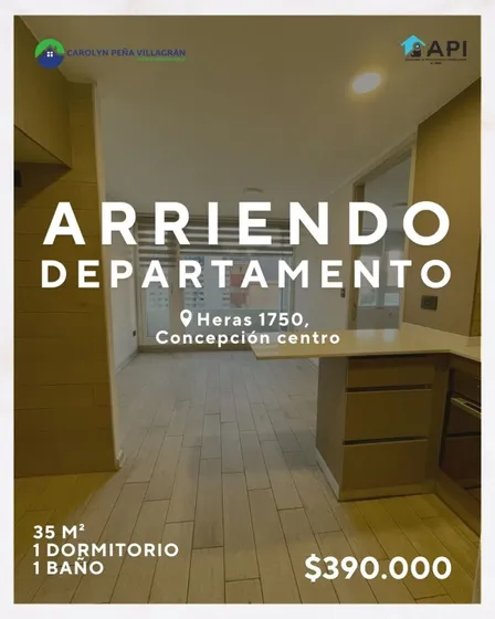 Departamento 1 Dormitorio, Concepción Centro Heras