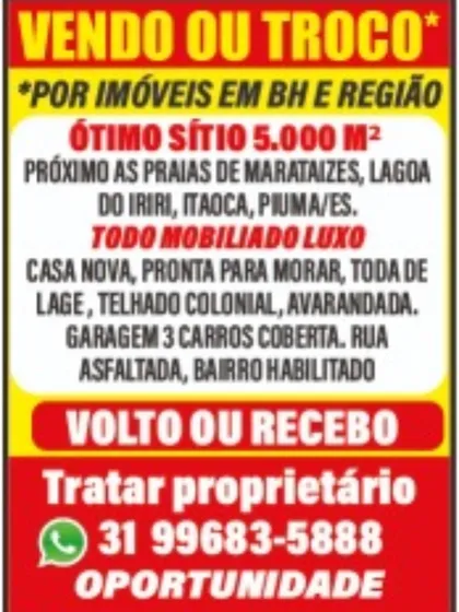 Sítio Em Praia