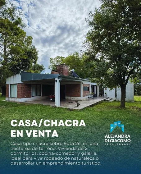 Casa En Venta, Estilo Chacra