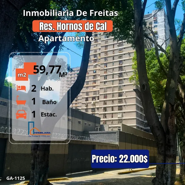 Apartamento En Venta En  Res Hornos De Cal. Caracas