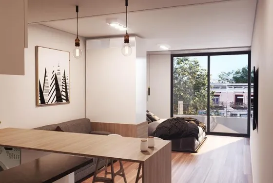 Departamento Monoambiente Con Balcón Y Amenities Guemes 2000 Zona Rio