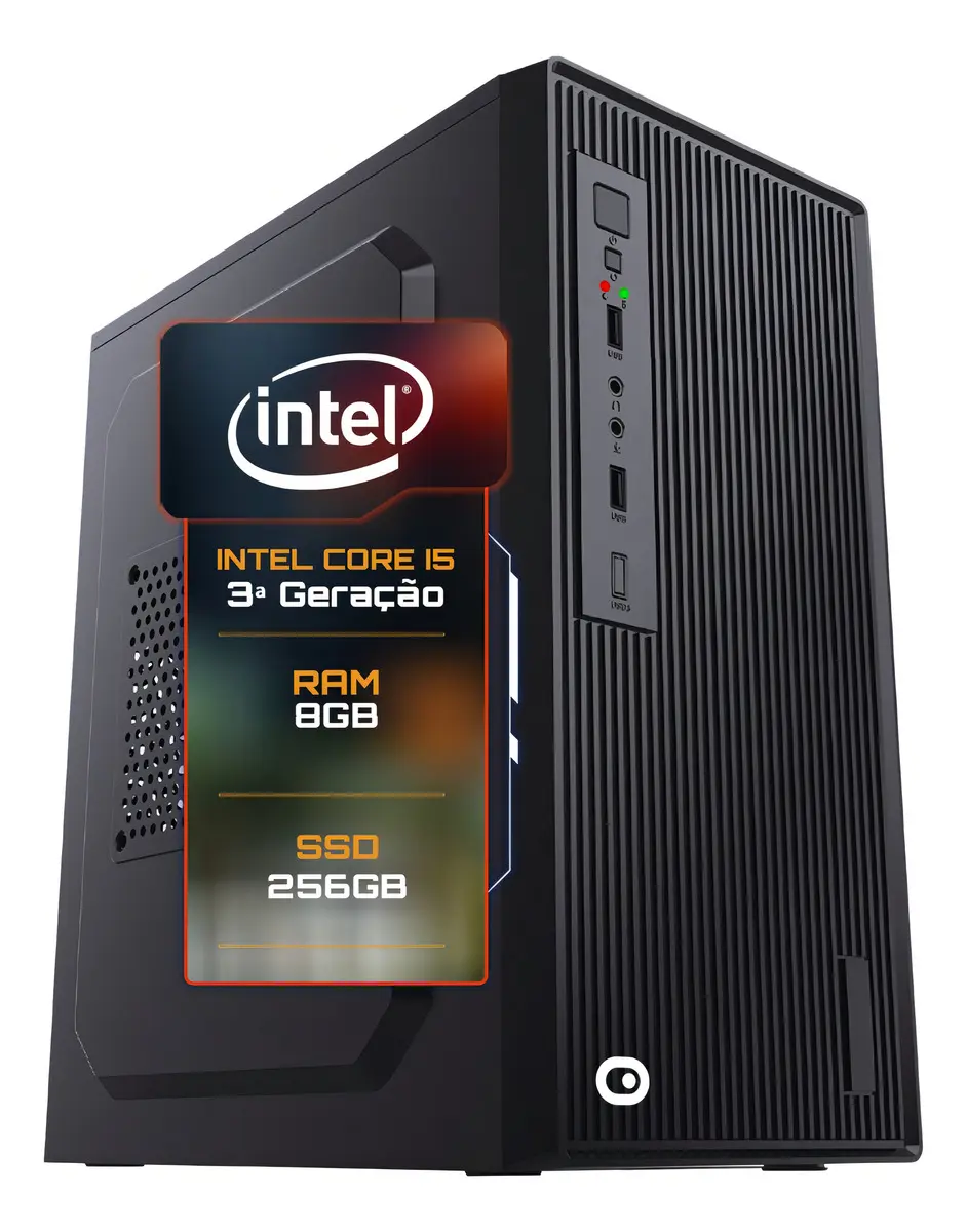 COMPUTADOR I5-3470 8GB RAM SSD 256GB WIND 11 | M.Ribeiro Informática