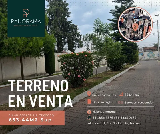 Terreno En Venta En Col. Sn Sebastian Texcoco