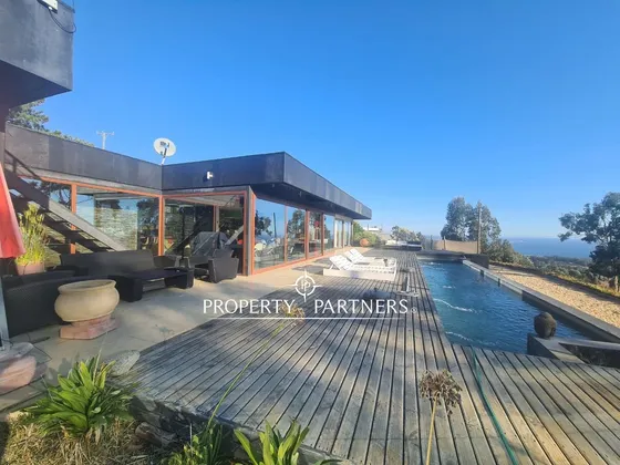 Algarrobo, Tunquen, Magnifica Casa Con Vista Al Ma...