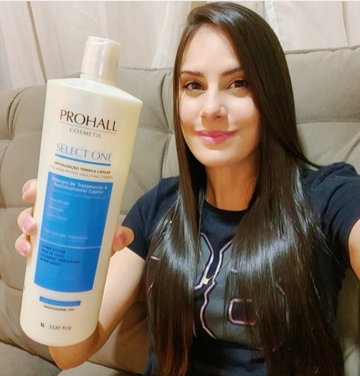 Progressiva Prohall Modo De Usar Prohall Progressiva Select One Sem Formol - 1 Litro + Brinde
