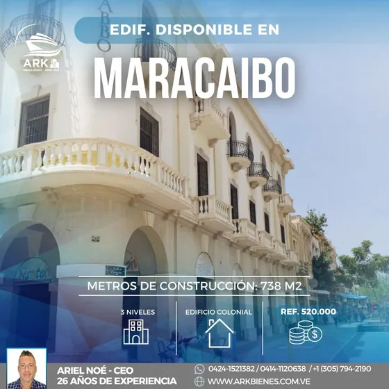 (#5010) Edif. Colonial De 738m2 En Maracaibo