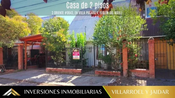 Casa En Venta De 3 Dorm. En Talca