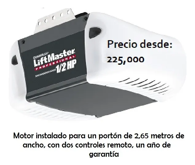 Instalacion, Mantenimiento Y Venta De Motores Y Portones