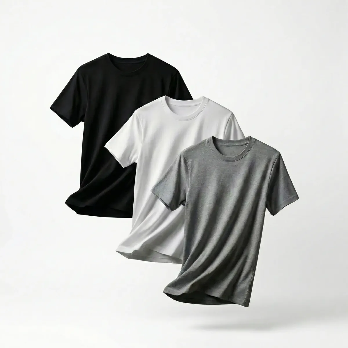 Kit 3 Camisetas Masculina Pv Malha Fria Camisa Básica