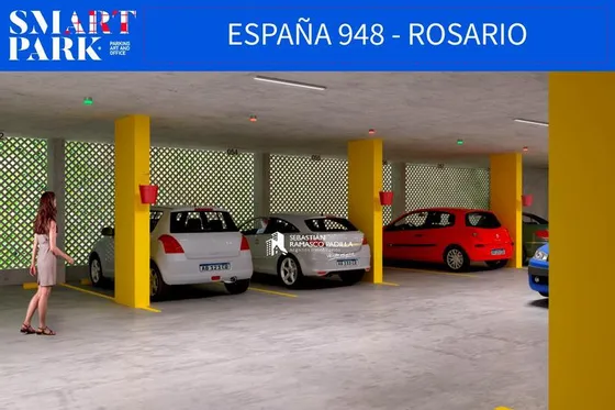 Cochera Centro De Rosario Con Renta Permanente Mensual Sistema Parking