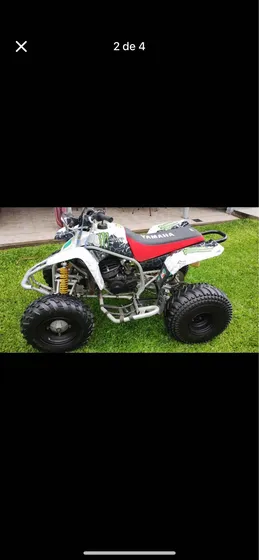 Cuatriciclo Yamaha Raptor 250 Imoecabñe  08 En Blanco