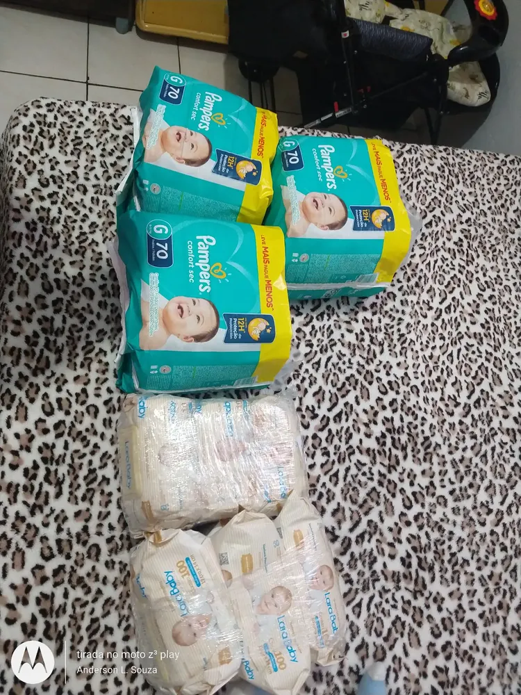 Fralda Pampers Confort Sec P 50 unidades