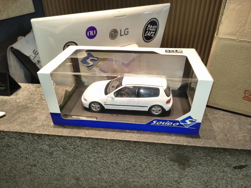 Honda Civic (eg6) 1991 1:18 Solido Branco | Parcelamento sem juros