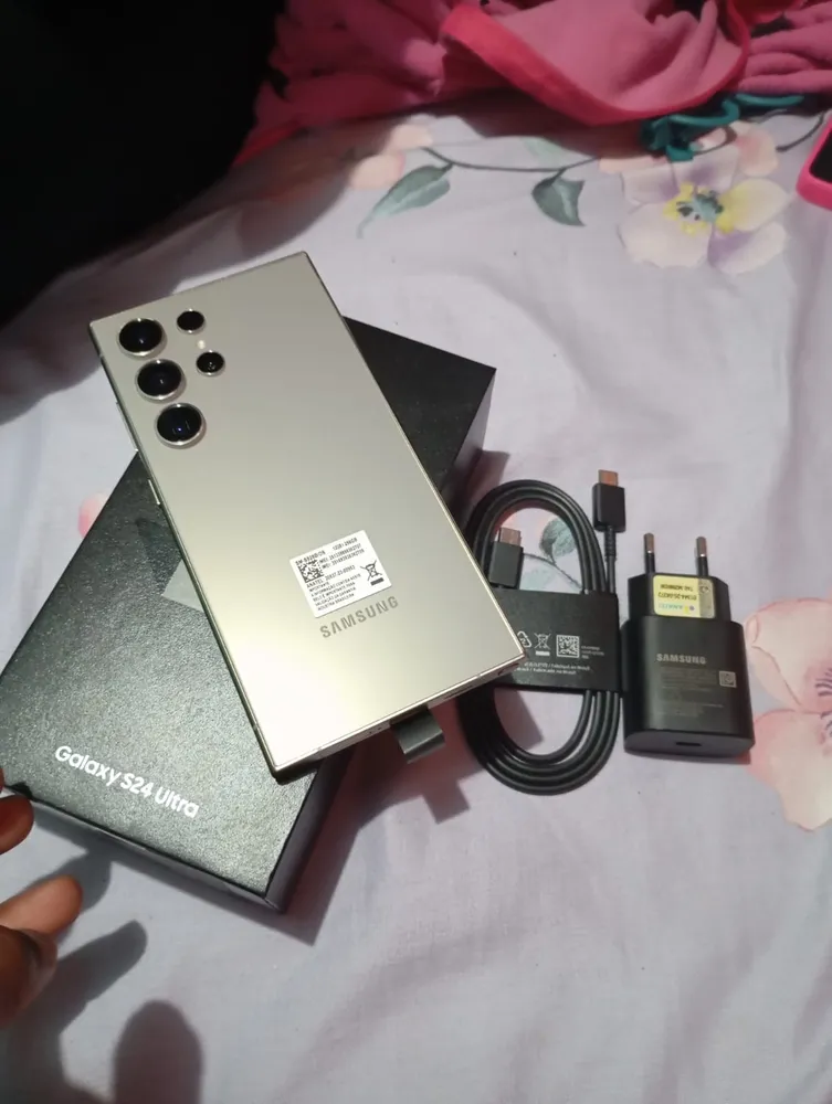 Samsung Galaxy S24 Ultra 5g 256gb/12gb Ram 6.8 Titânio Preto (Novo