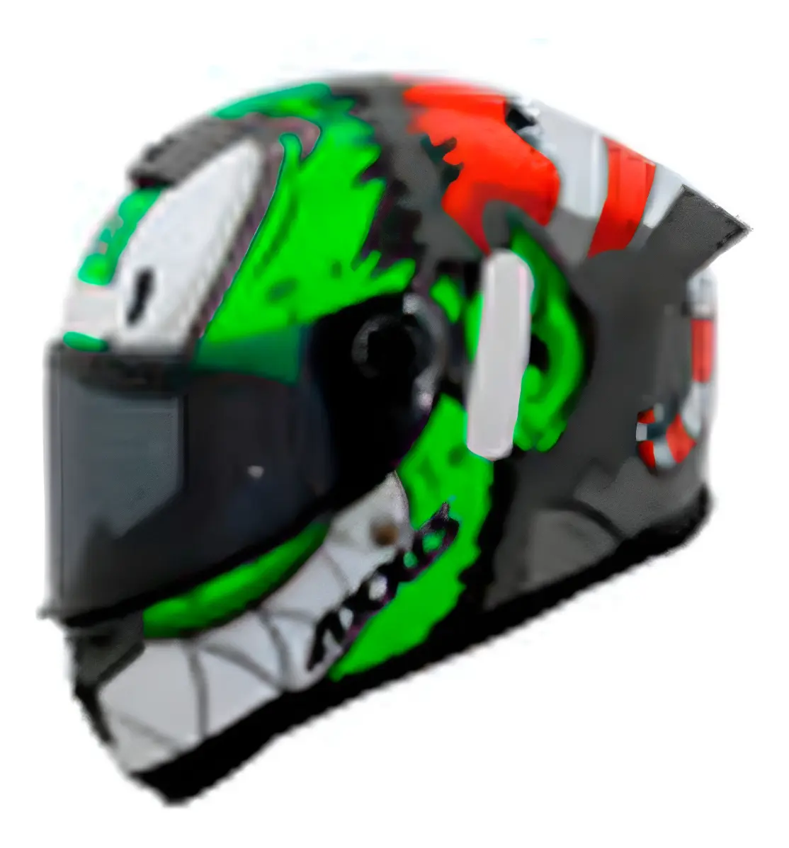 Capacete Axxis Hummer Melkor D6 Verde Brilhante Lançamento